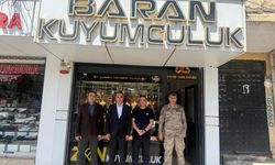 Baran Kuyumculuk’a protokol ziyareti
