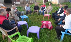 Kaymakam Baycar’dan göçer çiftçilere ziyaret