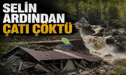 Beytüşşebap’ta Selin Ardından Çatı Çöktü