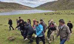 Dağlık alanda düşerek yaralanan şahsı ekipler kurtardı