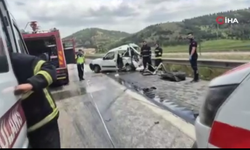 Nurdağı'nda tır hafif ticari araca çarptı: 2 ölü, 2 yaralı