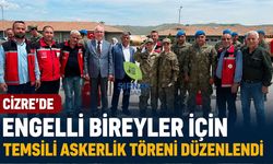 Şırnak’ta Duygulandıran Temsili Askerlik Töreni