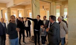 Huzur Camii’nde Taziye Evi ve Yenileme Çalışmaları İncelendi