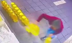 Kaşla göz arasında sıvı yağları alıp kaçtı