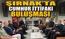 Şırnak’ta Cumhur İttifakı Buluşması
