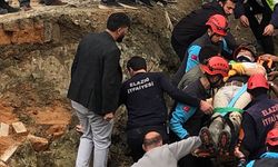 Çalışma sırasında toprak altında kalan işçi kurtarıldı