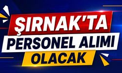 Şırnak’ta İş Fırsatı, 19 Personel Alınacak