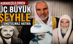Karakeçililerden üç büyük şeyhle unutulmaz hatıra