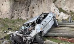 Otomobil uçuruma yuvarlandı, 1 ölü