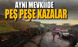 Cizre’de vinç devrildi bir yaralı