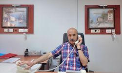 Görme engelli santral memuru bin 500 numarayı ezbere biliyor