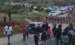 Köylüler taş ocağını protesto etti