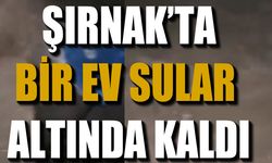 Şırnak’ta Sağanak Yağış Bir Evi Sular Altında Bıraktı
