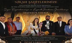Buruk Çiftinden davetlilere Teşekkür Mesajı