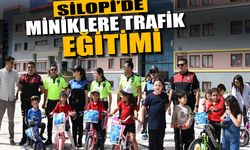 Silopi’de Minik Öğrencilere Trafik Eğitimi