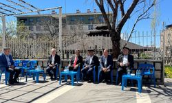 Vali Ekici’den iş insanı Serdar Tatar’a ziyaret