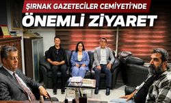 Şırnak Gazeteciler Cemiyeti’nde önemli ziyaret