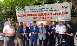 Kadınların el emeği sergisine yoğun ilgi