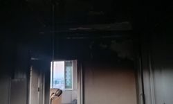 Evini yaktı, canını zor kurtardı