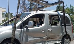 Otomobil ile hafif ticari araç çarpıştı, 1 yaralı