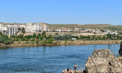 Cizre’de Dicle Nehri kenarında dikkat çeken tehlike!