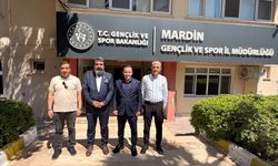Mardin Gençlik ve Spor İl Müdürü Birlik'e anlamlı ziyaret