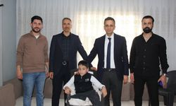 Evde eğitim gören Argeş’e anlamlı iadeiziyaret