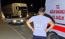 Sürücü aldığı maddenin etkisiyle baygın bulundu