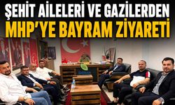 Şehit aileleri ve gazilerden MHP’ye bayram ziyareti