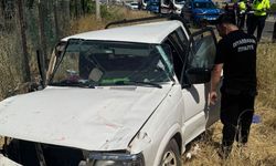Pikap yoldan çıkıp takla attı, 7 yaralı