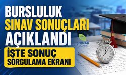 Bursluluk Sınavı Sonuçları Açıklandı