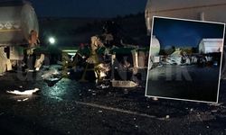 Şırnaklı tır şoförü zincirleme kazada hayatını kaybetti