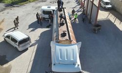 Yakıt tankerinin içinde 30 kaçak göçmen yakalandı