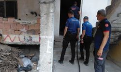 Metruk binadaki yangın korkuttu