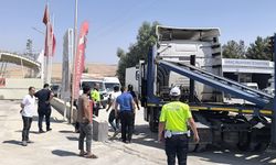 Nusaybin'de iki tır çarpıştı: 1 yaralı
