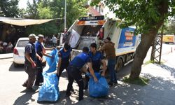 Ele geçirilen tonlarca bozuk ürün imha edildi