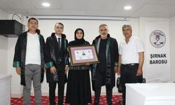 Genç avukat Şahin Gül ruhsatını aldı