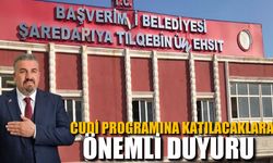 Cudi programına katılacaklara önemli duyuru
