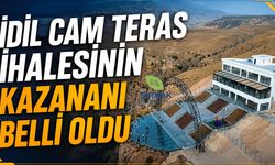 İdil Cam Teras İhalesinin Kazananı Belli Oldu