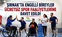 Şırnak'ta engelli bireyler için ücretsiz spor faaliyetleri