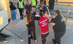 Yolcu otobüsü devrildi, 31 kişi yaralandı