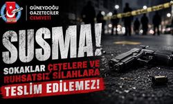 GGC'den silahlı şiddete sert tepki, "Artık yeter!"