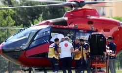 22 yaşındaki genç hava ambulansıyla Malatya'ya sevk edildi