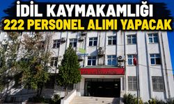İdil Kaymakamlığı 222 Personel Alımı Yapacak