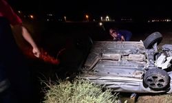 Otomobil takla attı 3 kişi yaralandı