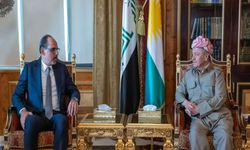 Barzani, MİT Başkanı Kalın'ı Erbil'de Ağırladı
