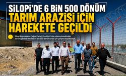 6 Bin 500 Dönüm Tarım Arazisi İçin Harekete Geçildi