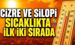 Cizre ve Silopi Sıcaklıkta İlk İki Sırada
