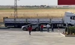TIR Cip'e Arkadan Çarptı, 1 Kişi Yaralandı