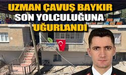 Şırnaklı Uzman Çavuş Baykir Son Yolculuğuna Uğurlandı
